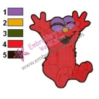 Elmo Baby Embroidery Design